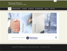 Tablet Screenshot of parangonpartners.com